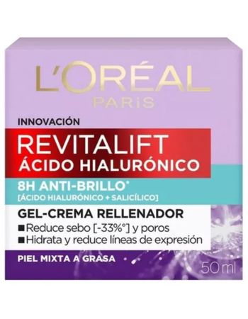 Loreal Revitalift Gel-crema Acido Hialuronico X 50 Ml