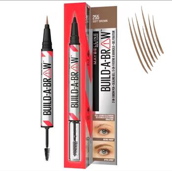 Maybelline Build A Brow Delineador De Cejas 2 En 1 - S Brown