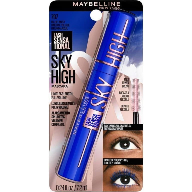 Maybelline Mascara De Pestañas Sky High Cosmic Blue Mist