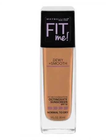 Base Maybelline Fit Me Dewy + Smooth - Nº315 Soft Honey