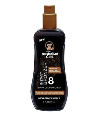 Australian Gold Spray Gel Bronzer Spf 15 X 237 Ml