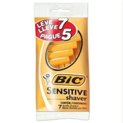 Pack Afeita Bic Sensitive Amarilla (lleva 7 Paga 5)