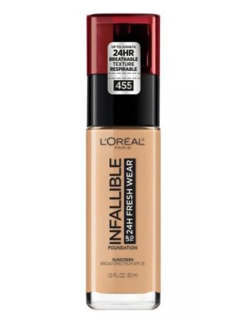 Loreal Base Infallible 24h Fresh Wear 455 Natural Buff
