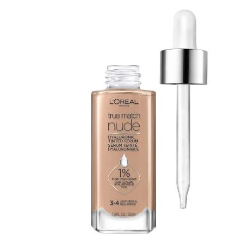 Loreal Base True Match Tinted Serum C/acido Hialuronico 3-4