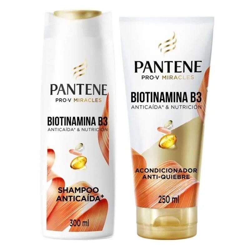 Pantene Sh Biotinamina 300 Ml + Aco 250 Biotinamina