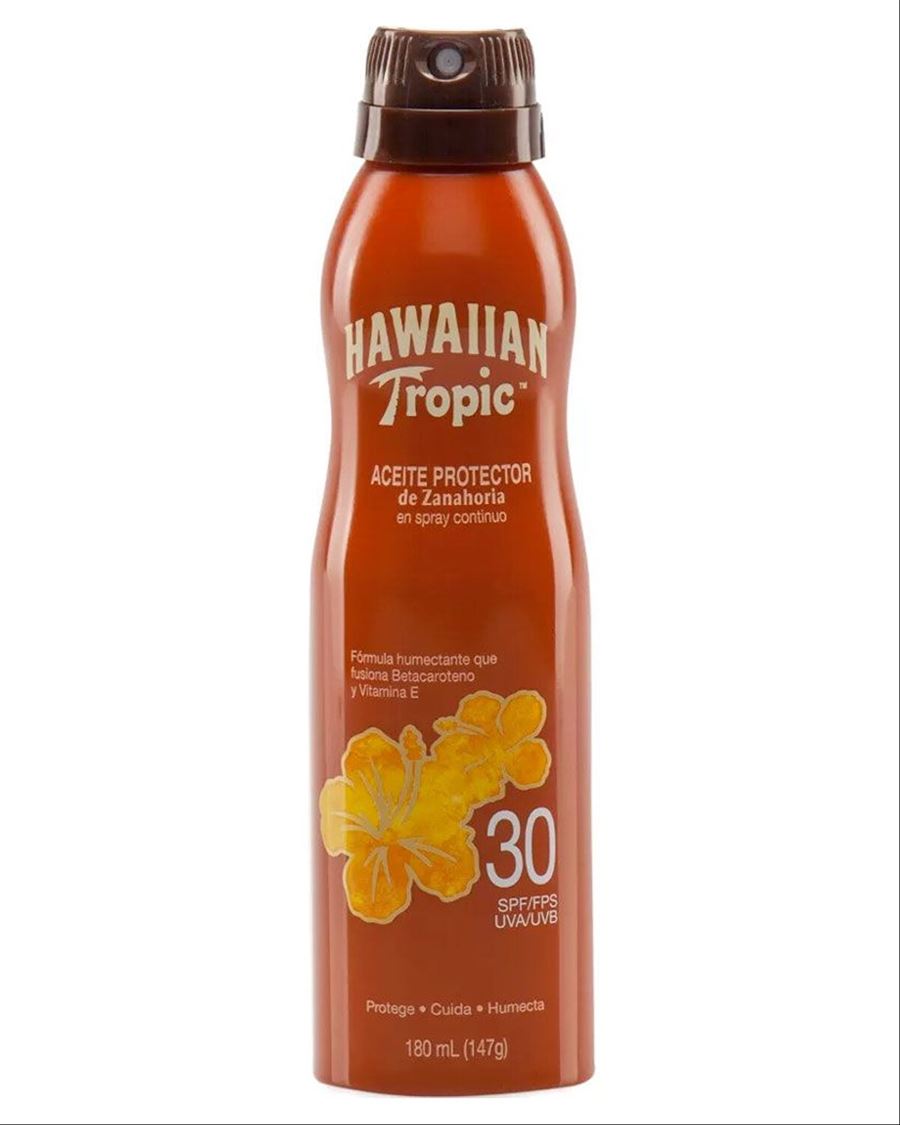 Hawaiian Tropic Aceite Zanahoria Fps 30 X 180 Ml* Venc 8/26