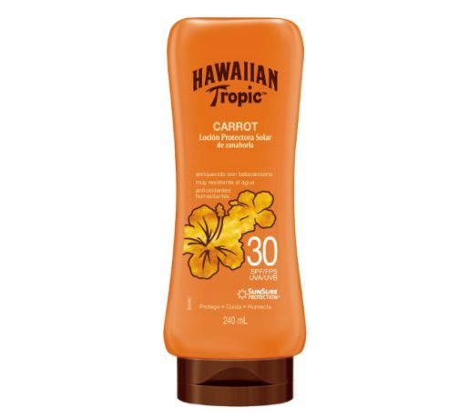 Hawaiian Tropic Locion Zanahoria Factor 30 X 240 Ml