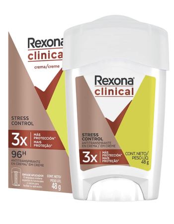 Rexona Clinical Deosdorante Crema Stress Control X 48 Gr
