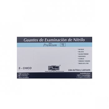Guantes De Nitrilo Azul Talle S Caja X 100 Unidades