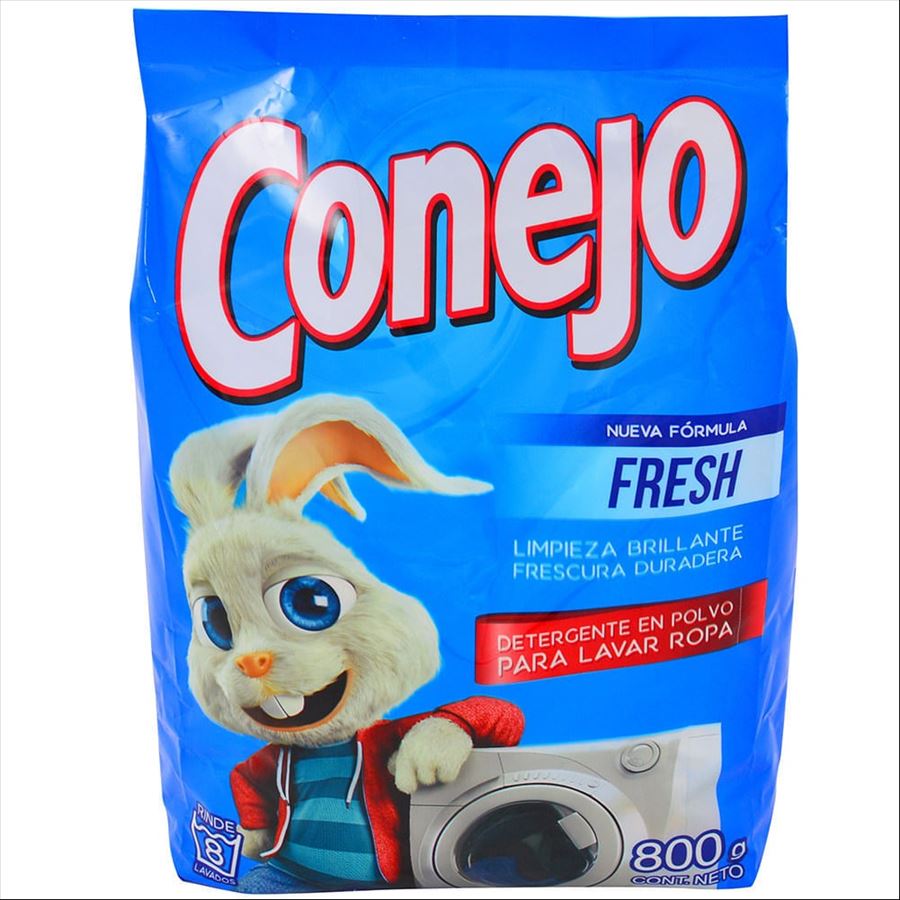 Jabon Conejo Polvo Fresh 800g