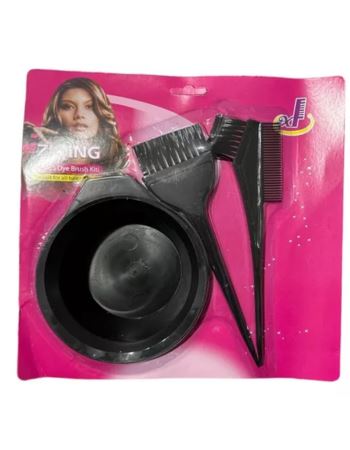 Pote De Tinta Con Pinceles 3 Psc