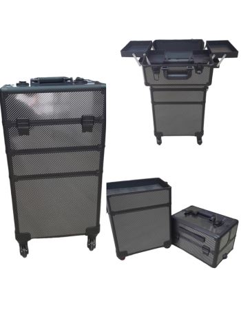 Maleta Carro Desmontable 2 En 1 Con Bandeja(35*25*69) - 1477