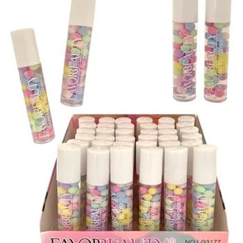 Brillo Labial A Rollon Con Pelotitas