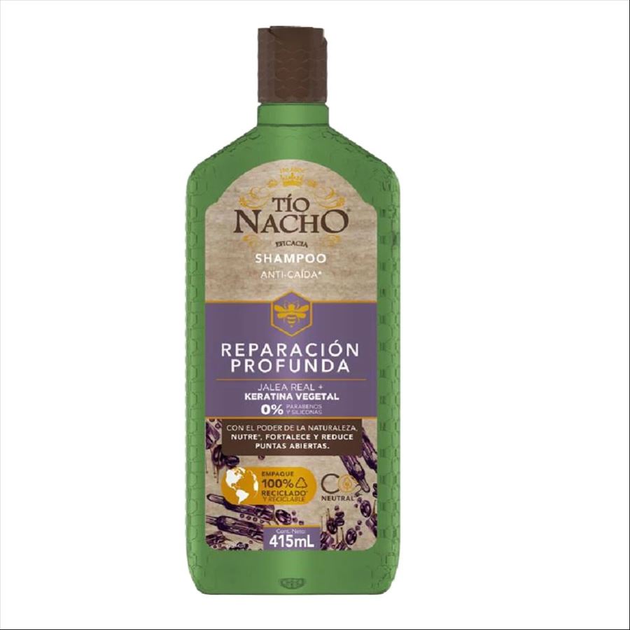 Tio Nacho Shampoo Keratina Vegetal X 415 Ml **