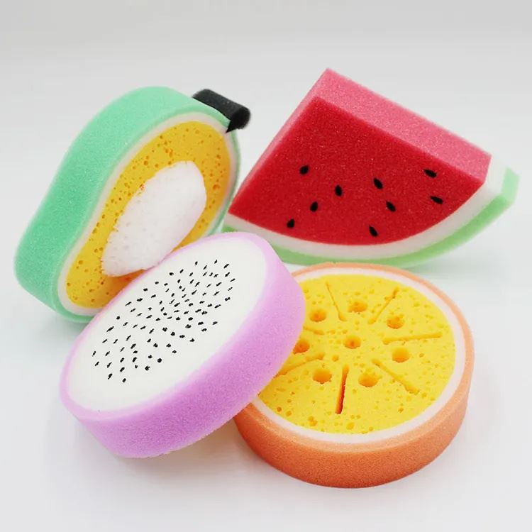 Esponja De Baño Modelo Frutas - 2477
