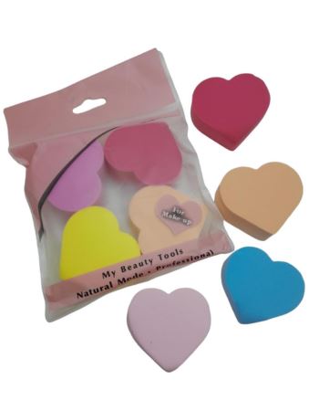 Esponja Latex Corazon X 4 (1543)