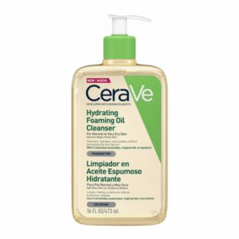 Cerave Limpiador Hydrating Foaming Oil X 473 Ml