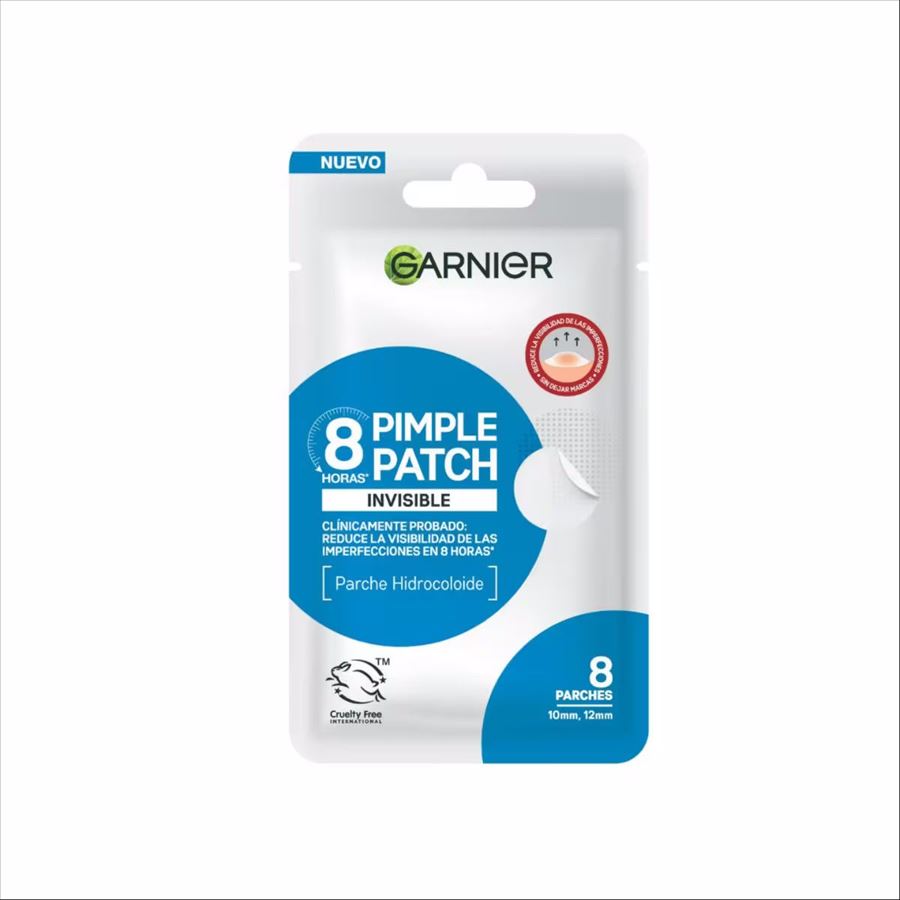 Garnier Pimple Patch Invisible 8 Horas  X 8 Parches