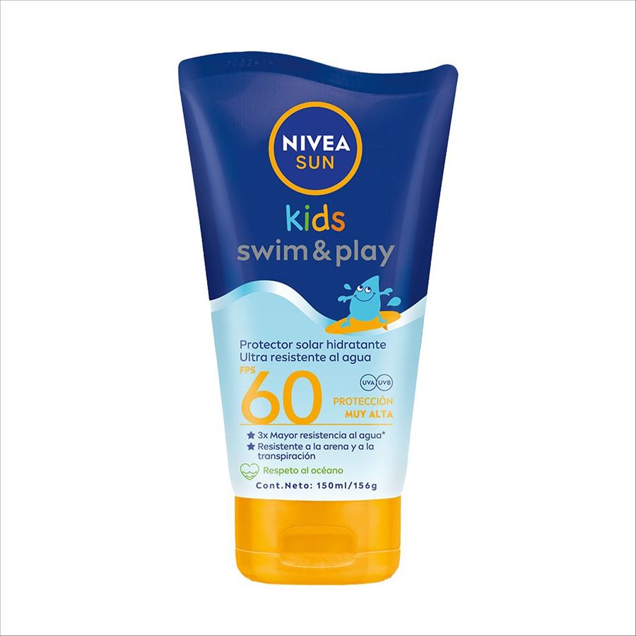 Protector Solar Nivea Kids Swim&play Fps 60 X 150 Ml