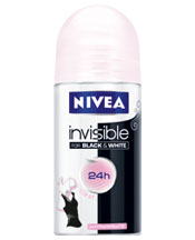 Nivea Desodorante Rollon Dama Invisible Black&white X 50 Ml