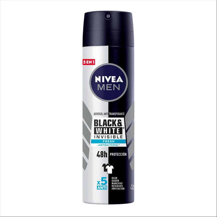 Nivea Men Antitranspirante Black&white Fresh Pack X 2