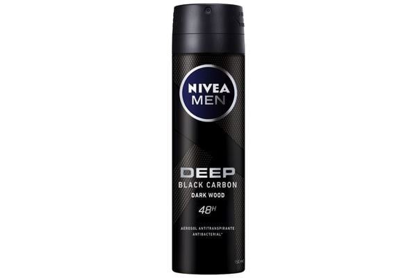 Nivea Men Antitranspirante Aerosol Deep Darkwood  150ml