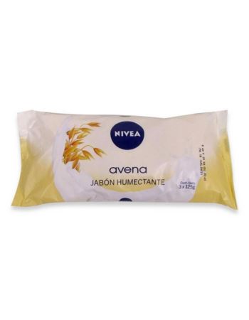 Nivea Trio Jabon X 125 Gr - Avena