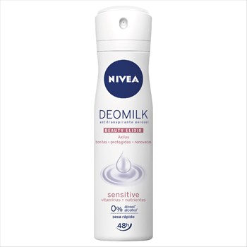 Nivea Desodorante Aerosol Dama Milk Fresh/sensitive X 150 Ml
