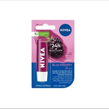 Nivea Labello Lip Care Blackberry Shine  4.8 Gr
