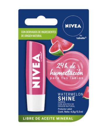 Nivea Labello Lip Care Watermelon Shine  4.8 Gr