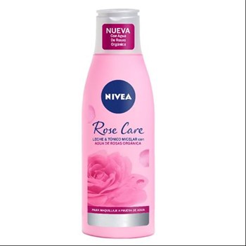 Nivea Rose Care Leche/tonico Micelar C/agua Rosas X 200 Ml