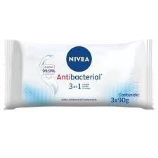 Nivea Trio Jabon X 125 Gr - Antibacterial