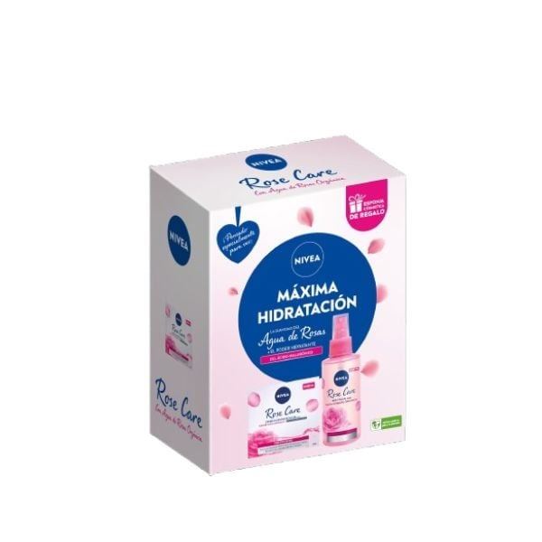 Nivea Pack Hidratacion Crema Facial Rose Care  + Bruma