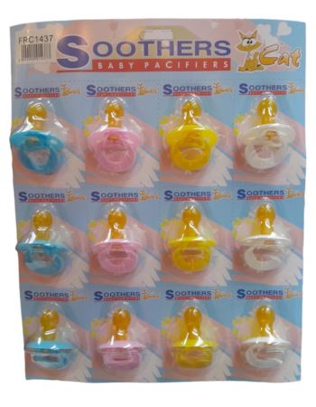 Chupete Soothers Latex X 12 Unidades (1437)
