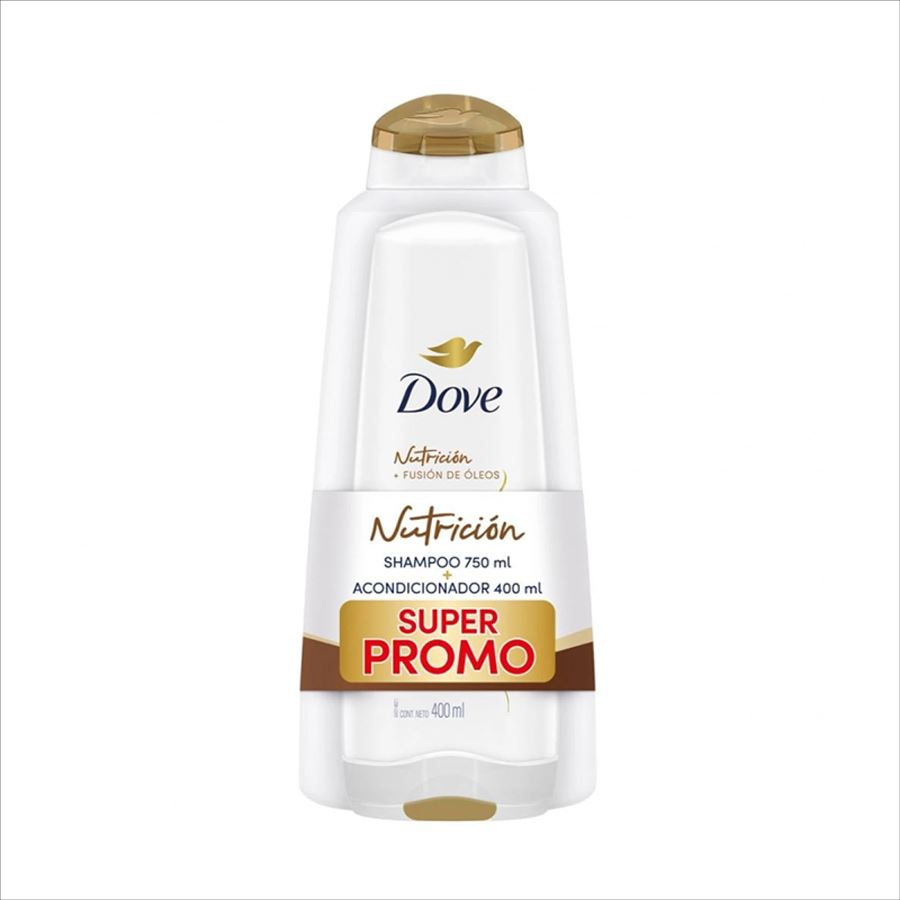 Pack Dove Oleo Nutricion (shampu 750 Ml + Acond 750 Ml)