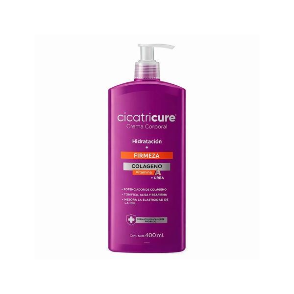 Cicatricure Crema Corporal Firmeza X 400 Ml - Colágeno