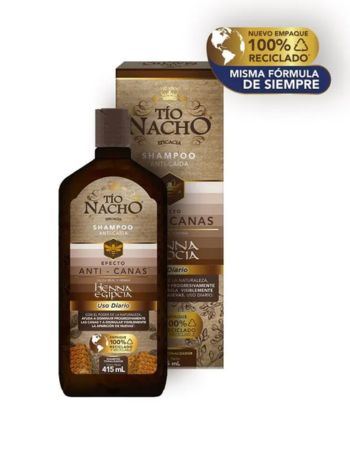 Tio Nacho Shampu Anti-canas Henna Egipcia X 415 Ml