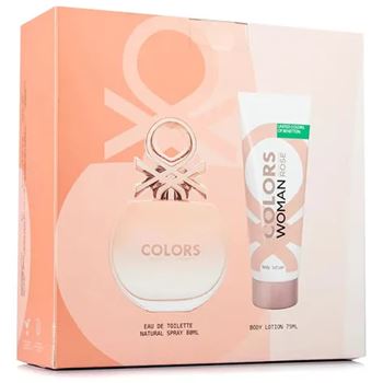 Estuche Benetton Rose (edt 80 Ml + Body Lotion)