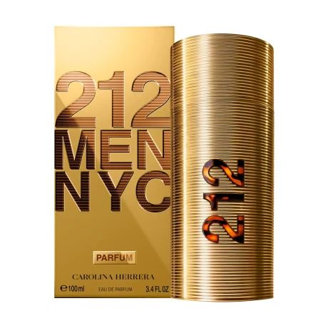 212 Men Parfum X 100 Ml Carolina Herrera(dorado)