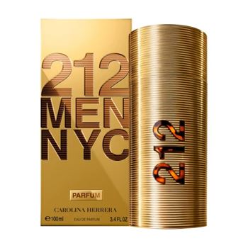 212 Men Parfum X 100 Ml Carolina Herrera(dorado)