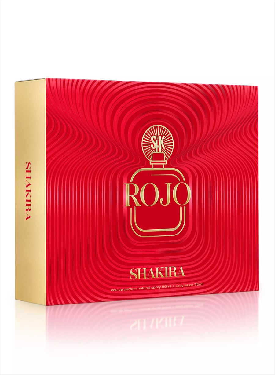 Shakira Set Rojo Edp 80 Ml  + Body Lotion