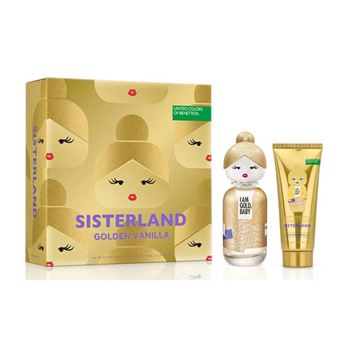 Estuche Benetton Sisterland Golden Vanilla (edp 80 Ml + Body