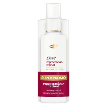 Pacx Dove Regeneracion+retinol (sha 400 Ml +acond 200 Ml)