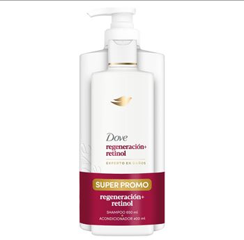 Pack Dove Regeneracion + Retinol (sh + 650 Ml + Aco 400 Ml)