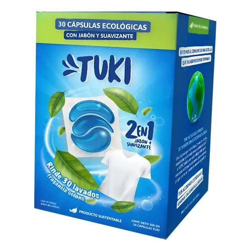 Tuki Capsulas Ecologicas De Lavaropa 2 En 1