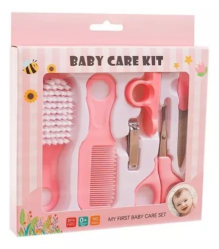 Baby Care Kit X 6 Piezas (cepillo, Peine Y Manicuria)- 803