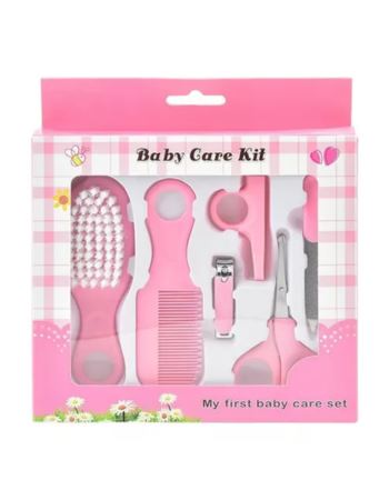Baby Care Kit X 6 Piezas (cepillo, Peine Y Manicuria)- 1525