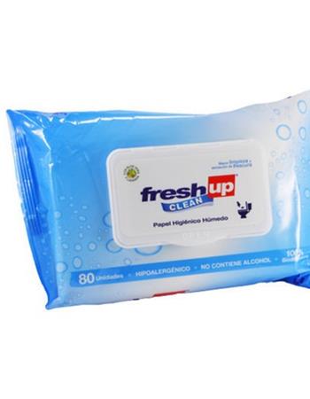 Papel Higienico Fresh Up Clean X 80 (caja X 24)