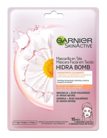 Garnier Mascarilla Facial Skin Active - Hidra Calmante
