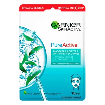 Garnier Mascarilla Facial Pure Active Anti-imperfecciones
